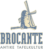 Brocante antike Tafelkultur